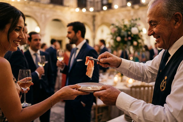 cortador en vivo para bodas