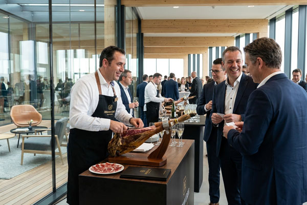 cortador de jamón para inauguraciones y premios