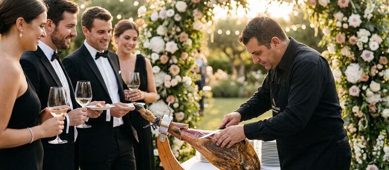 protocolo del jamón en bodas